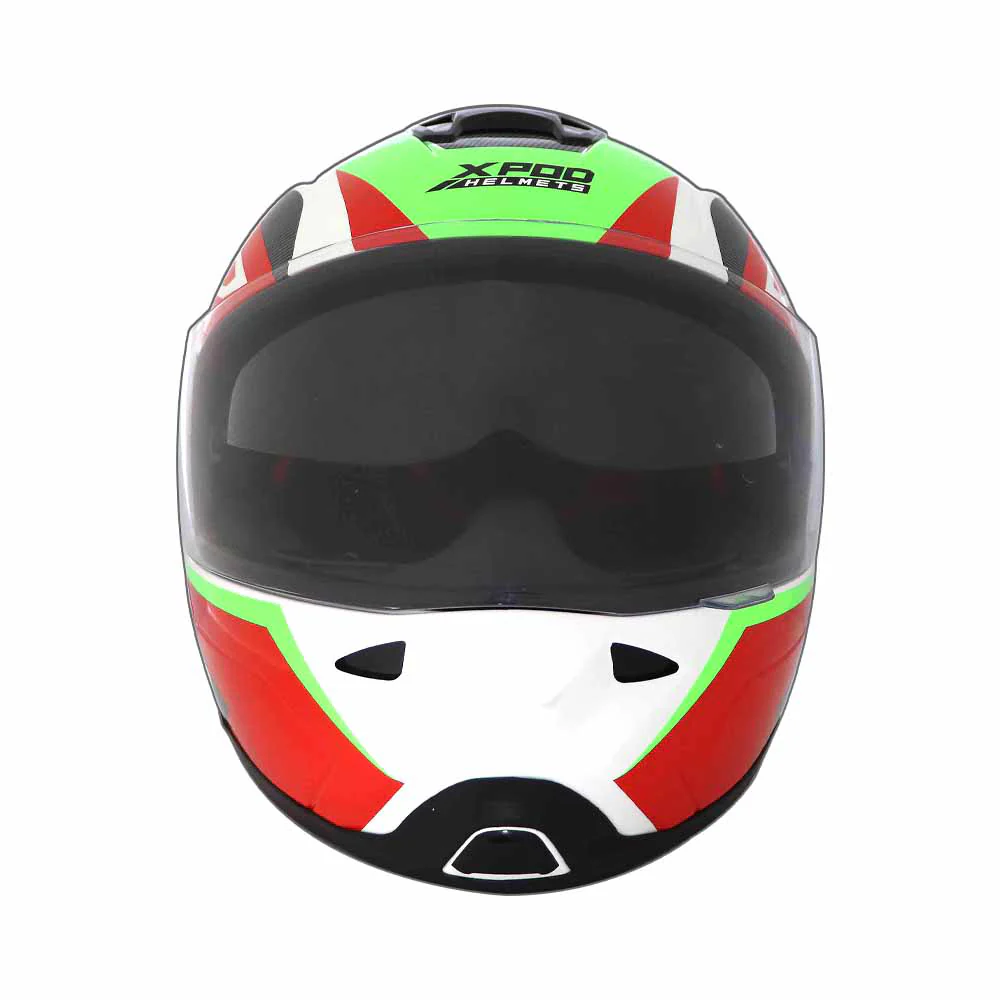 TVS XPOD Primus Helmet for Men - Dual Visor, ISI & DOT Certified, Premium Safety and Comfort (Red) - Image 5