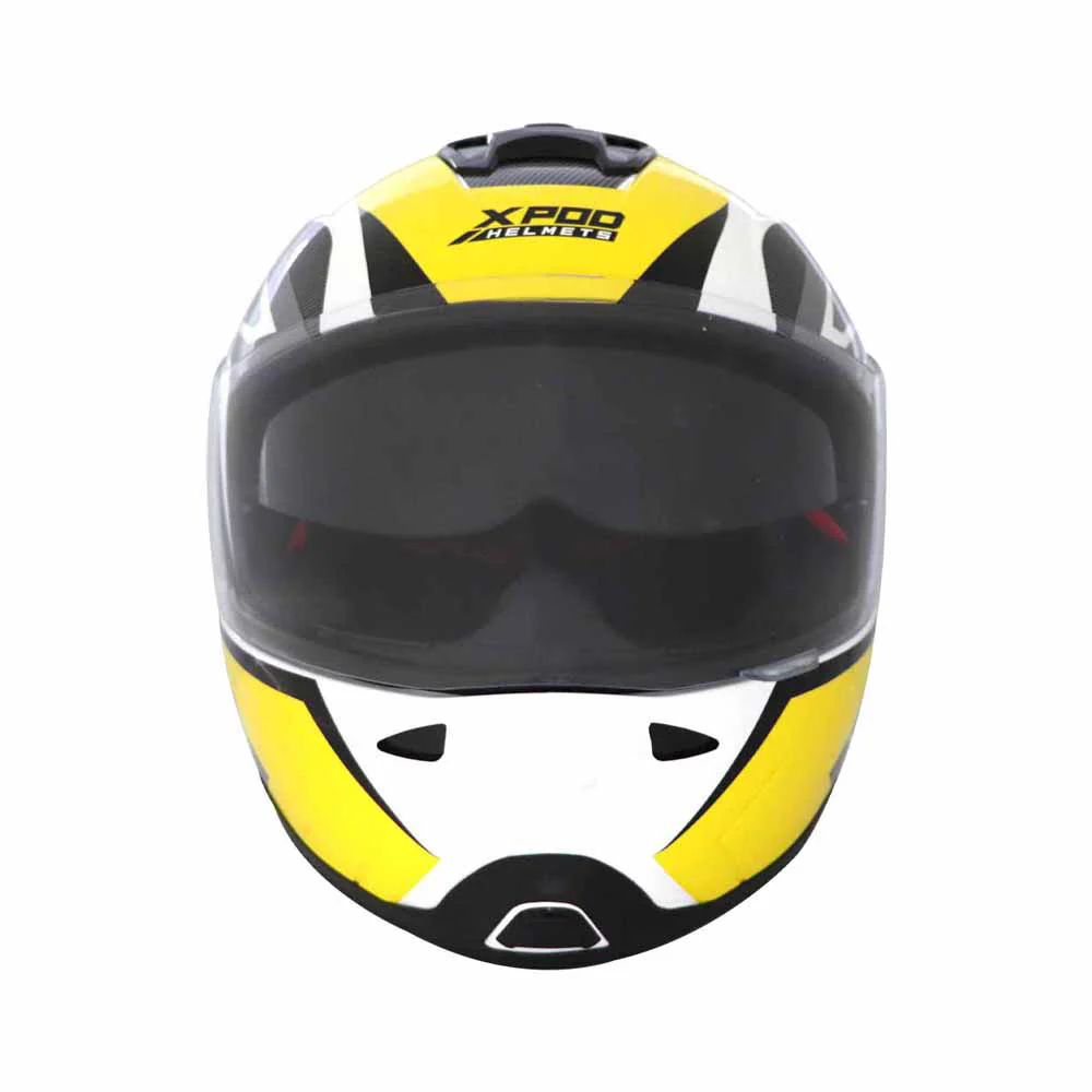 TVS XPOD Primus Helmet for Men - Dual Visor, ISI & DOT Certified, Premium Safety in Yellow - Image 5