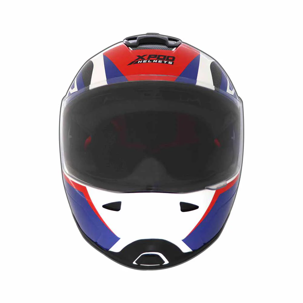 TVS XPOD Primus Helmet for Men - ISI & DOT Certified, EPS Impact Absorption, Quick Release (Blue) - Image 3