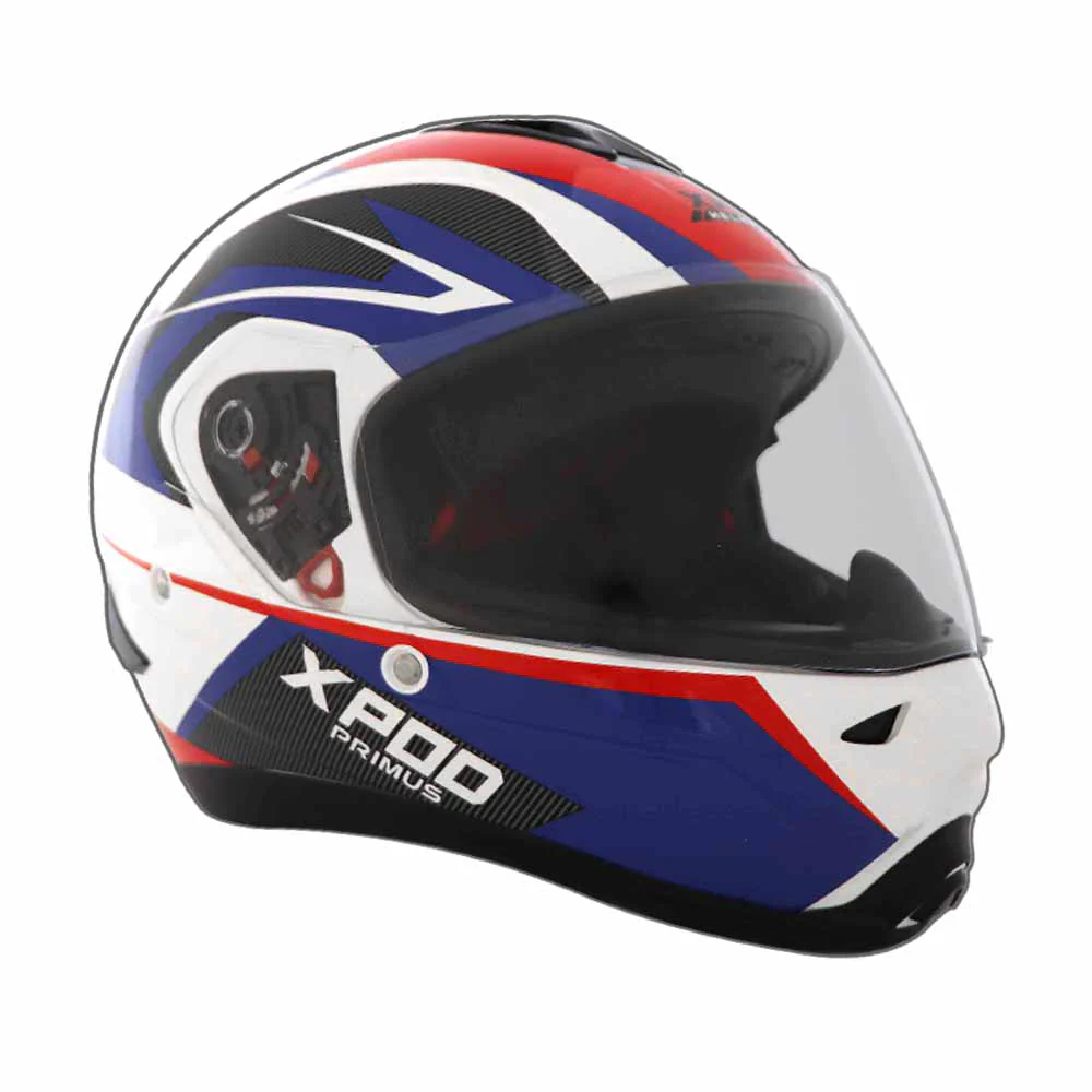 TVS XPOD Primus Helmet for Men - ISI & DOT Certified, EPS Impact Absorption, Quick Release (Blue) - Image 5