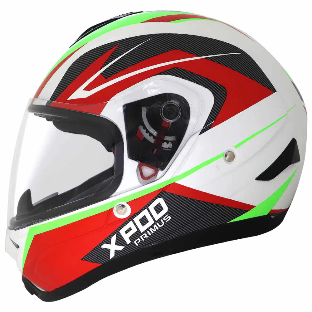 TVS XPOD Primus Helmet for Men - ISI & DOT Certified, EPS Impact Absorption, Quick Release (White) - Image 5
