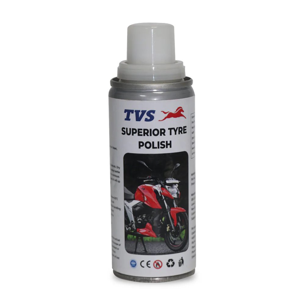 TVS Tyre Polish – Superior Shine & Long-Lasting Protection for Motorcycle & Scooter Tyres - Image 3