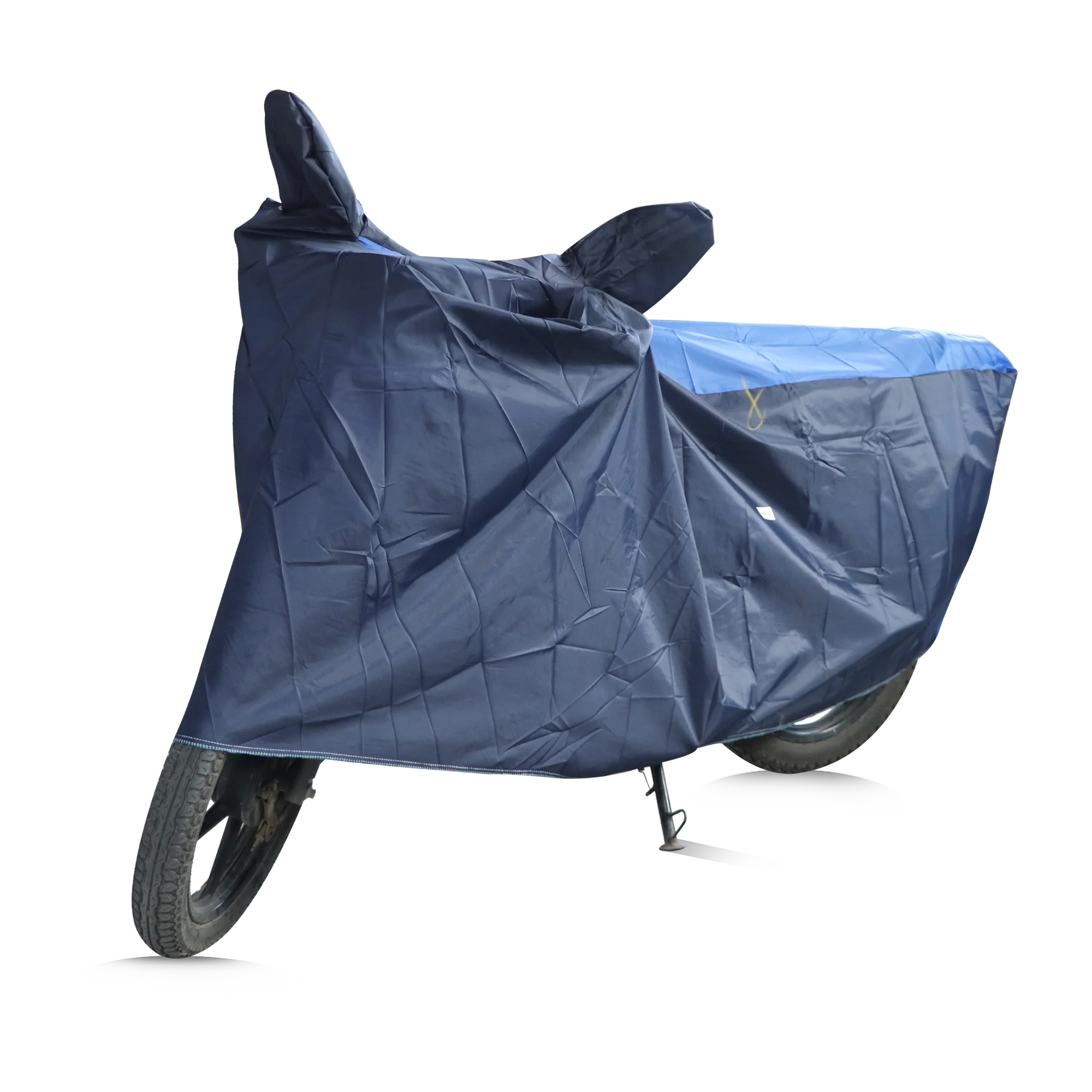 TVS Vehicle Cover - Navy Blue with Royal Blue | All-Weather Protection for Your Motorcycle - Image 4