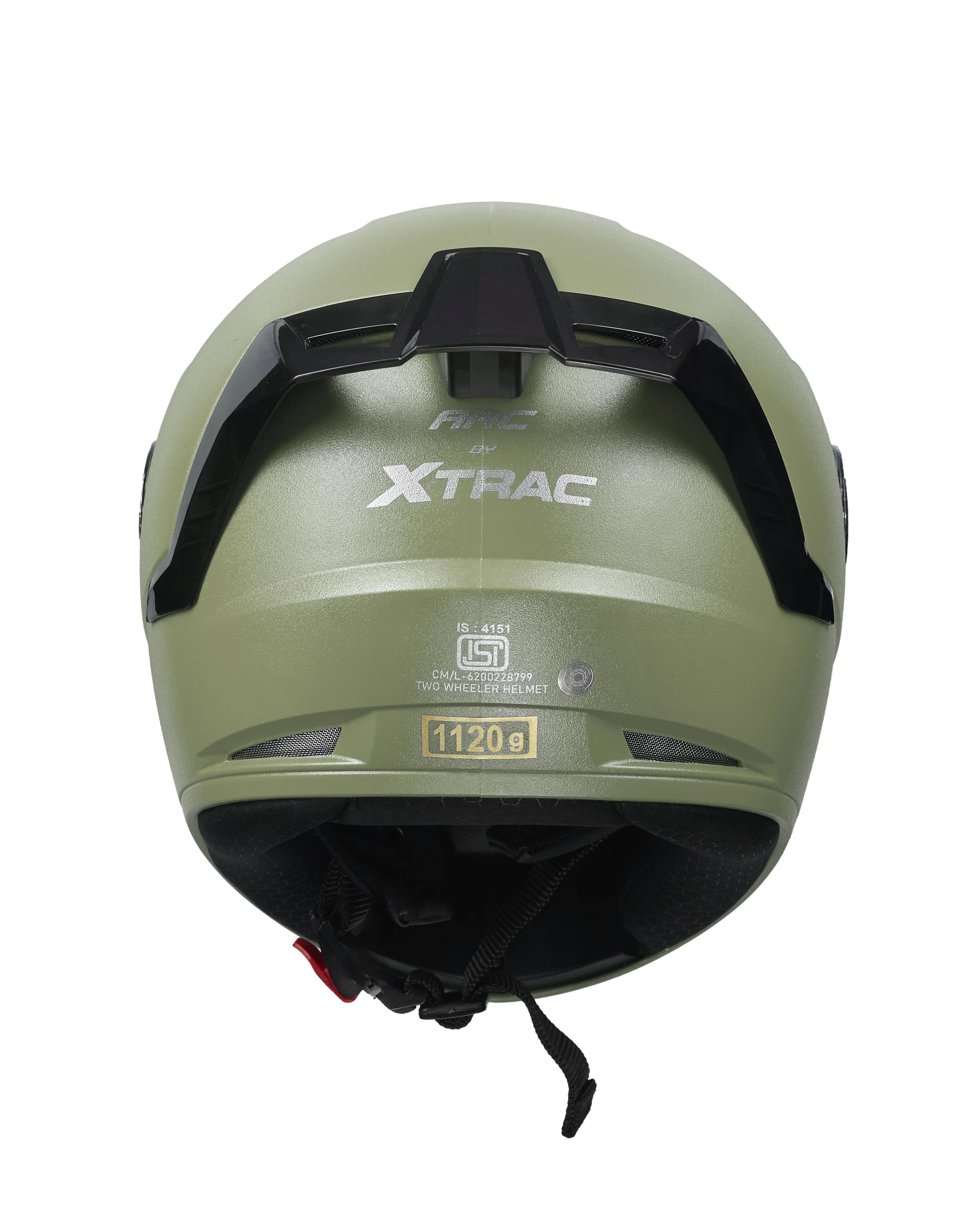 Xtrac Arc Full Face Helmet | ISI Certified | Safe & Comfortable Riding Protection - Image 20