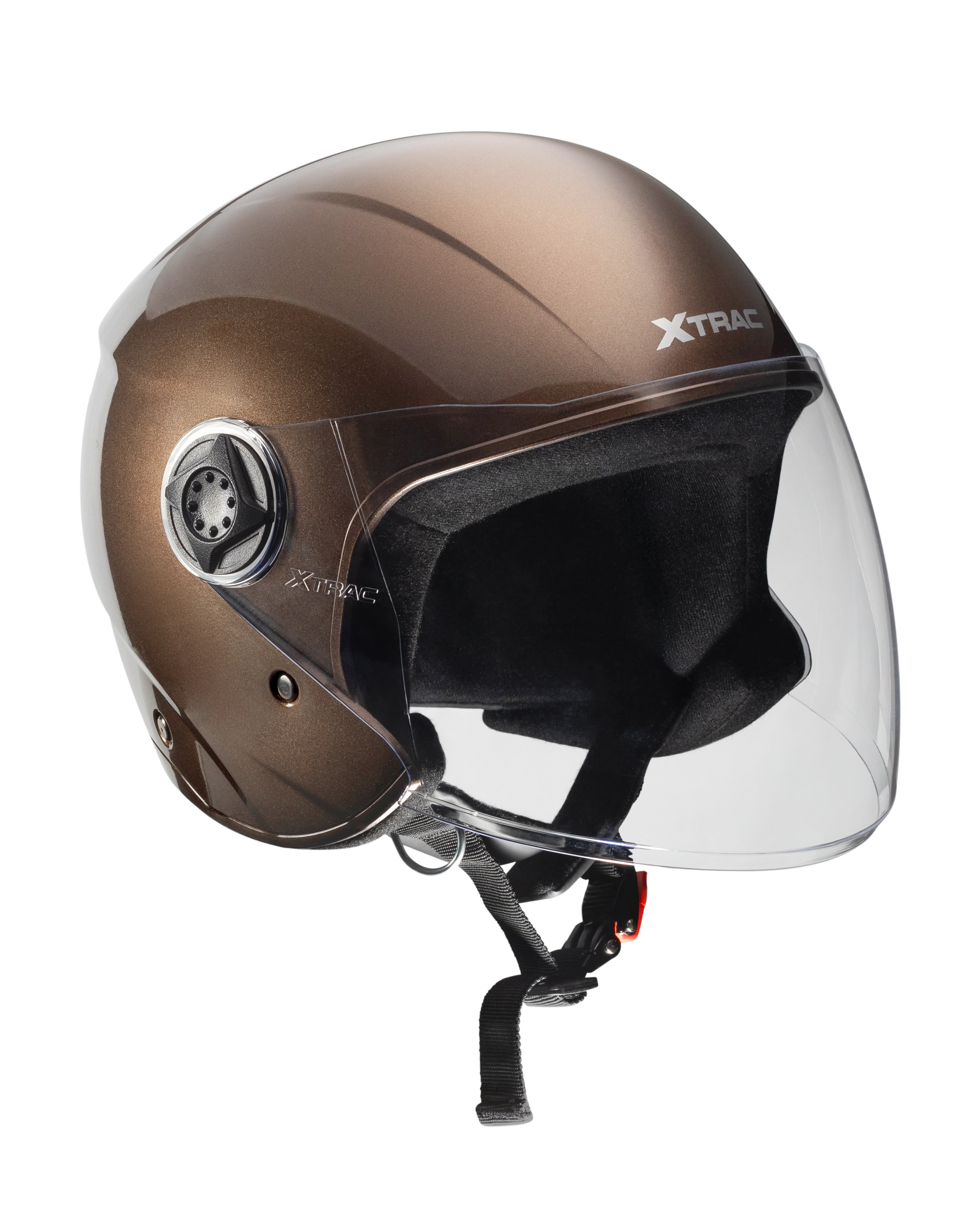 Xtrac Fit ISI Certified Half Face Helmet with Clear Visor – Lightweight Protection for All Two-Wheelers - Image 12