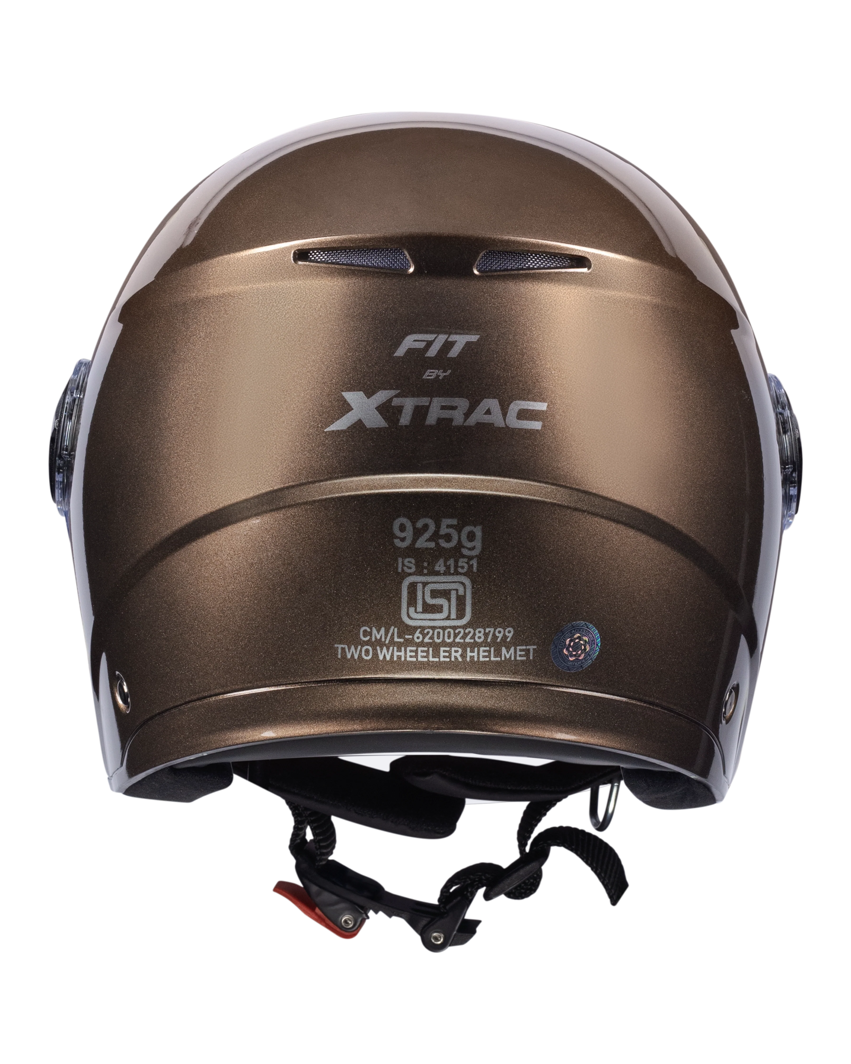 Xtrac Fit ISI Certified Half Face Helmet with Clear Visor – Lightweight Protection for All Two-Wheelers - Image 13