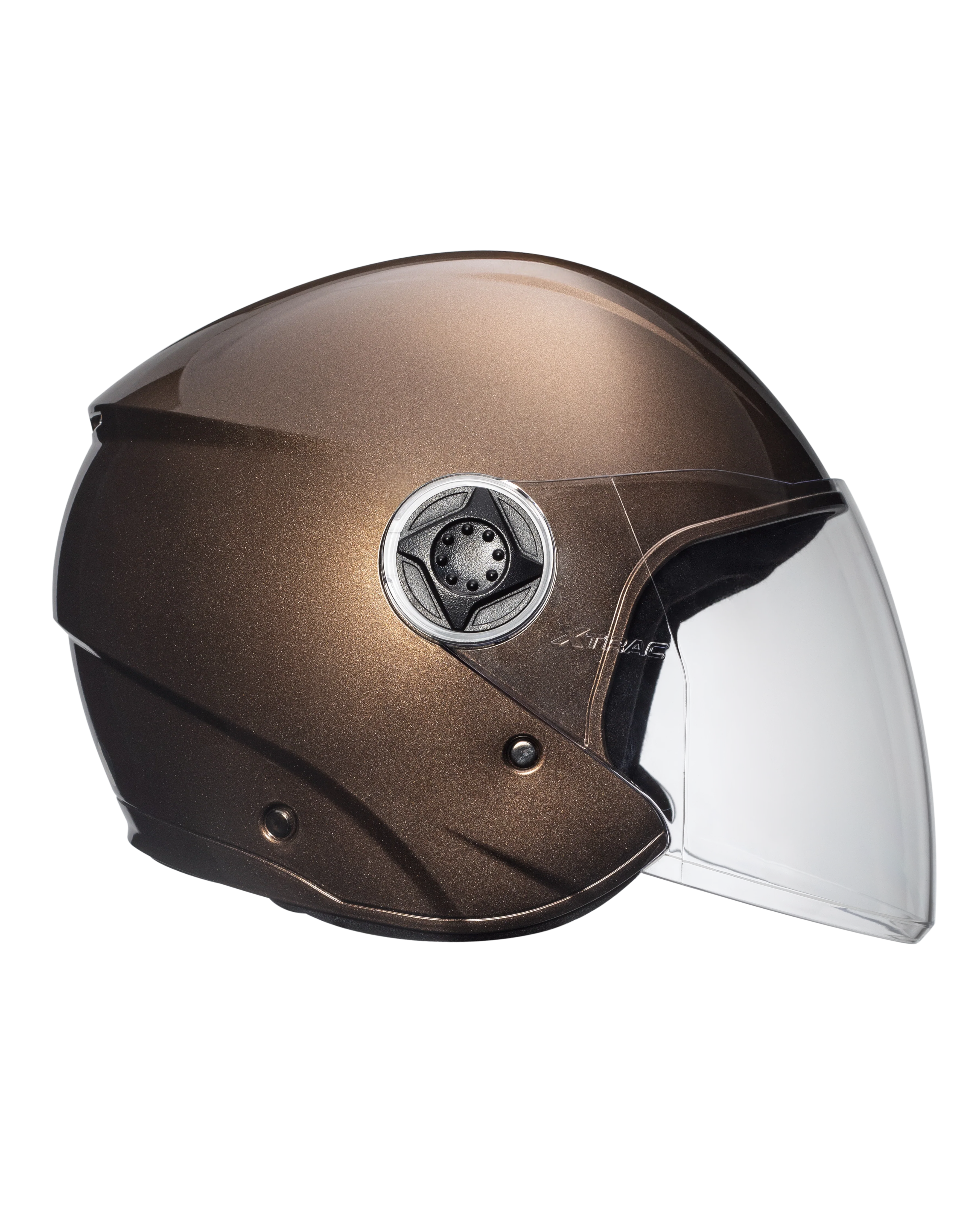 Xtrac Fit ISI Certified Half Face Helmet with Clear Visor – Lightweight Protection for All Two-Wheelers - Image 16