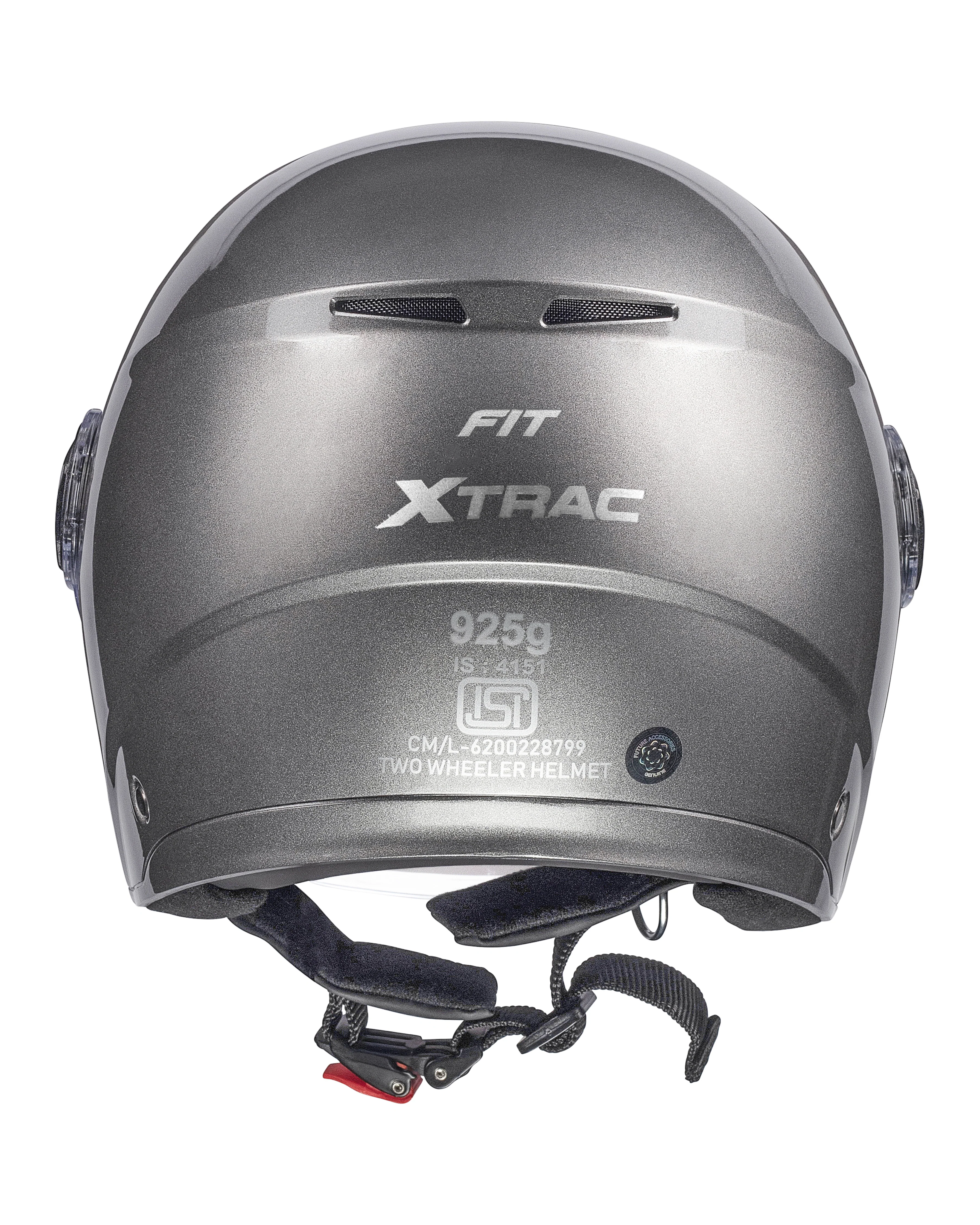 Xtrac Fit ISI Certified Half Face Helmet with Clear Visor – Lightweight Protection for All Two-Wheelers - Image 22