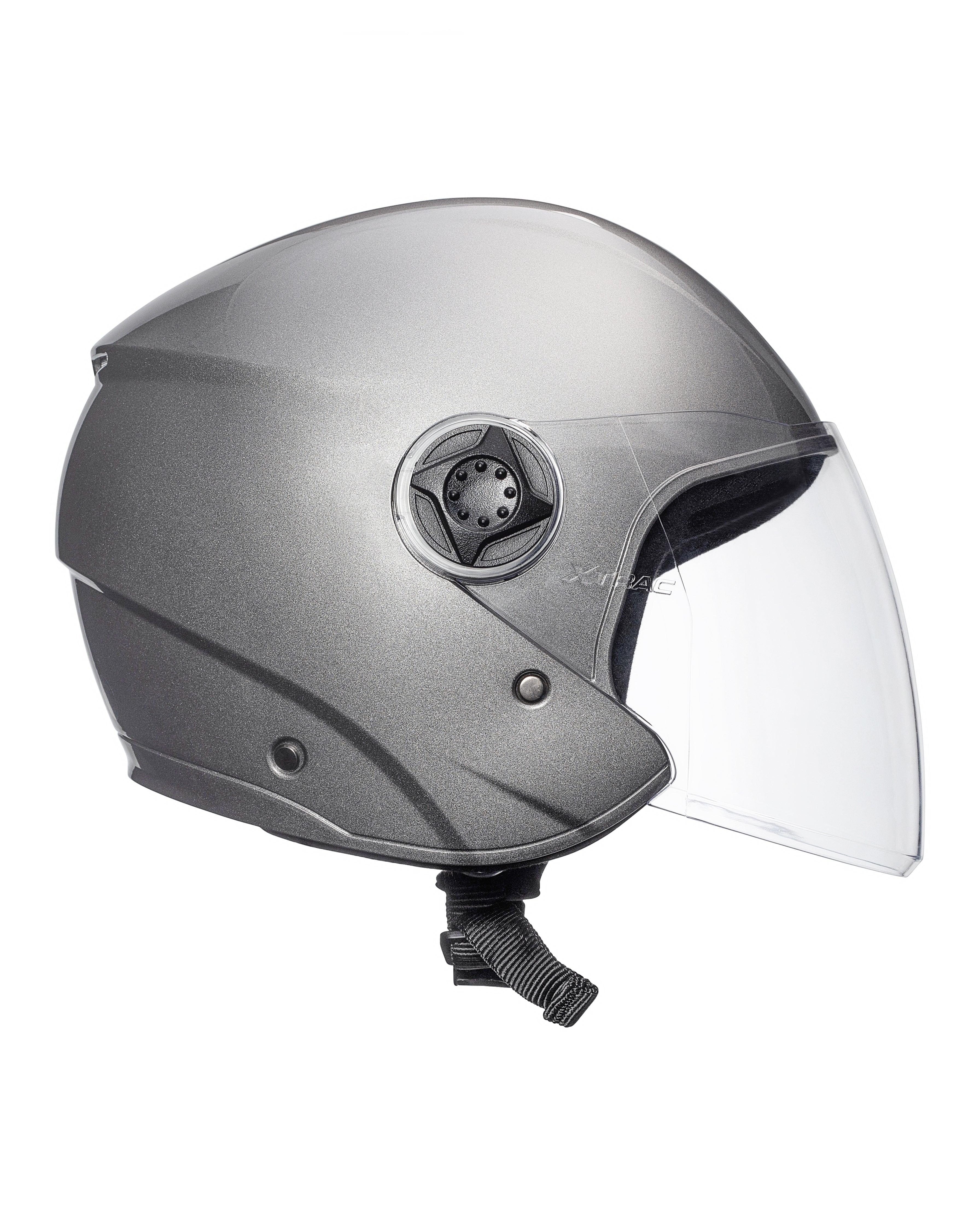 Xtrac Fit ISI Certified Half Face Helmet with Clear Visor – Lightweight Protection for All Two-Wheelers - Image 25