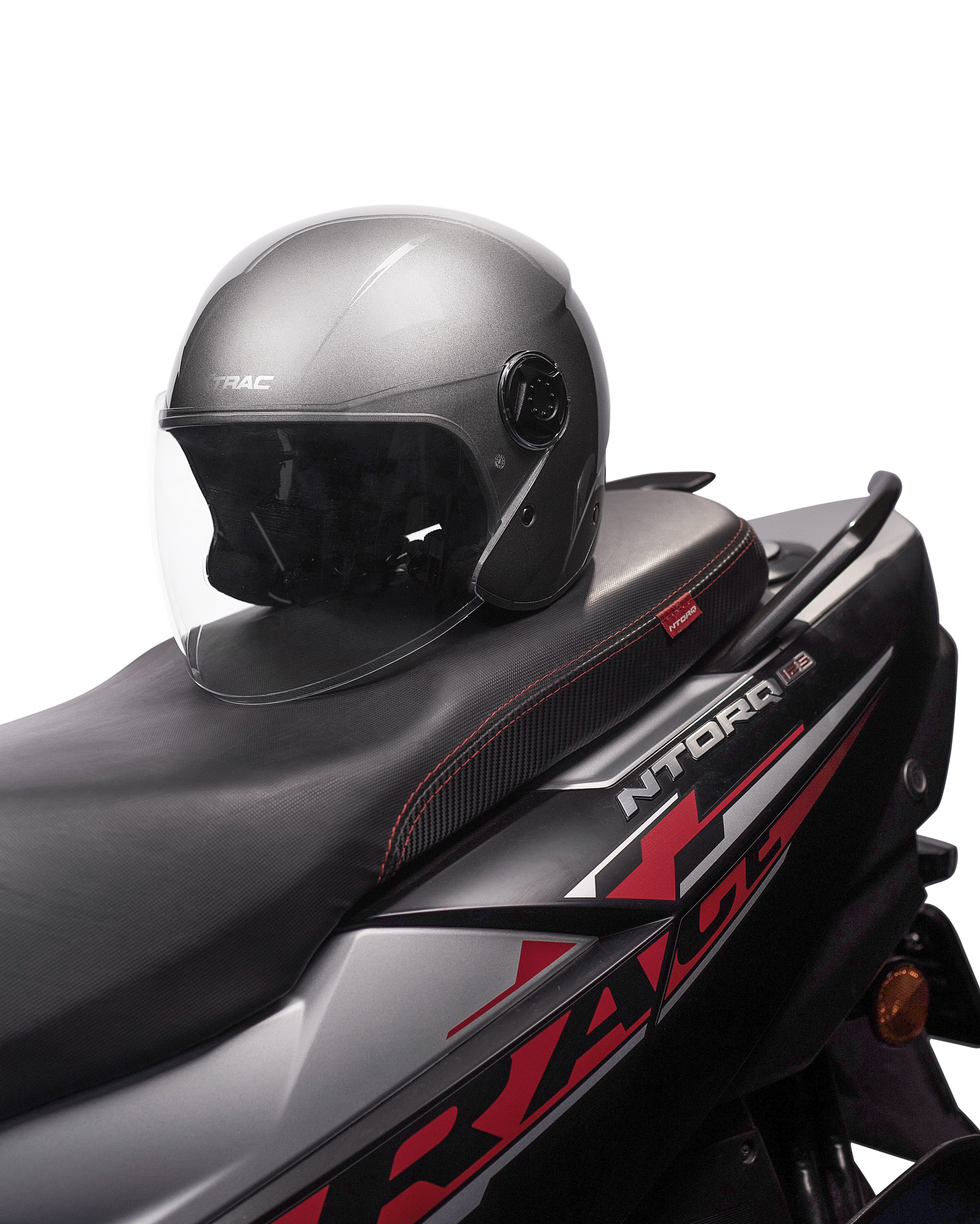 Xtrac Fit ISI Certified Half Face Helmet with Clear Visor – Lightweight Protection for All Two-Wheelers - Image 27