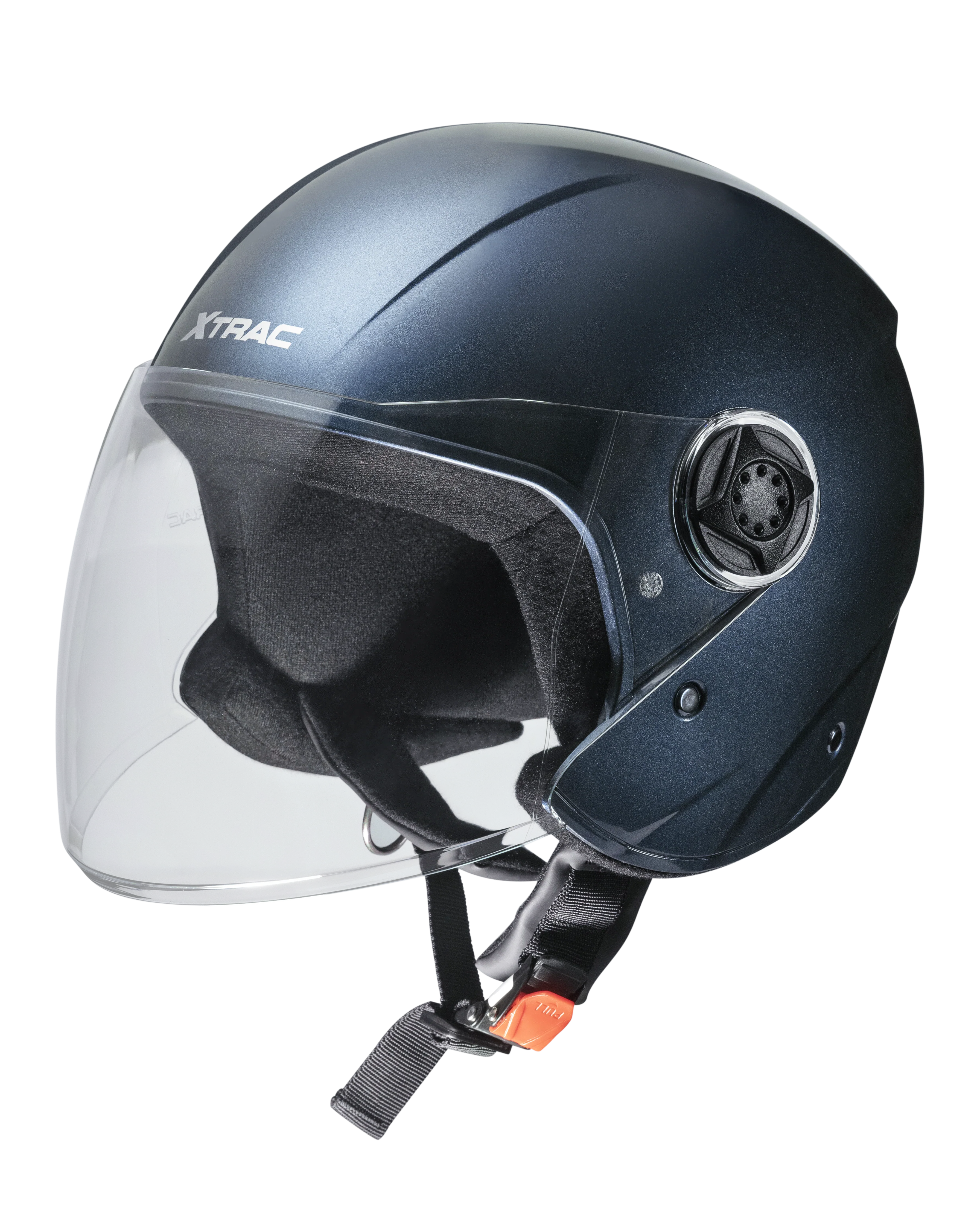 Xtrac Fit ISI Certified Half Face Helmet with Clear Visor – Lightweight Protection for All Two-Wheelers - Image 29