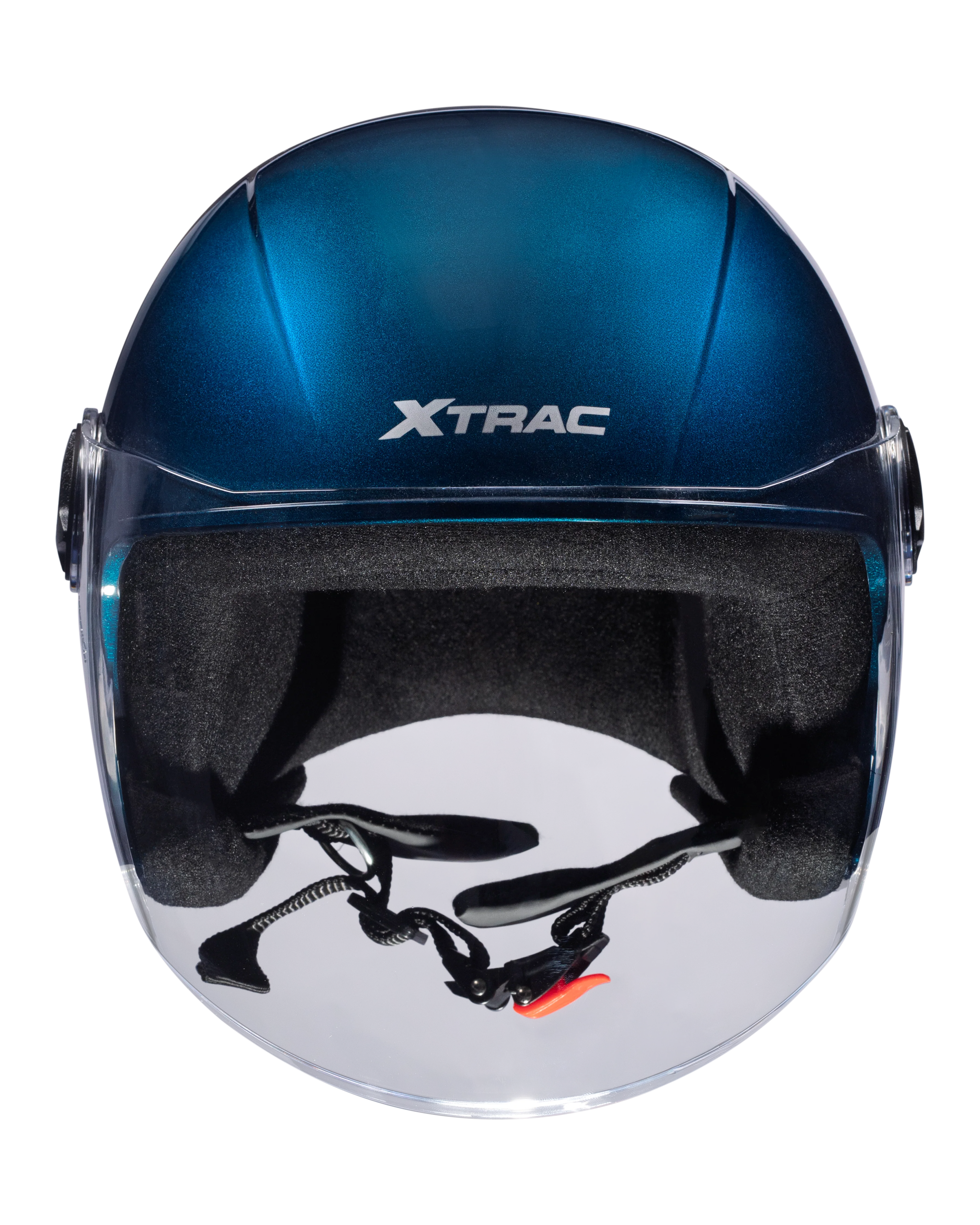 Xtrac Fit ISI Certified Half Face Helmet with Clear Visor – Lightweight Protection for All Two-Wheelers - Image 37