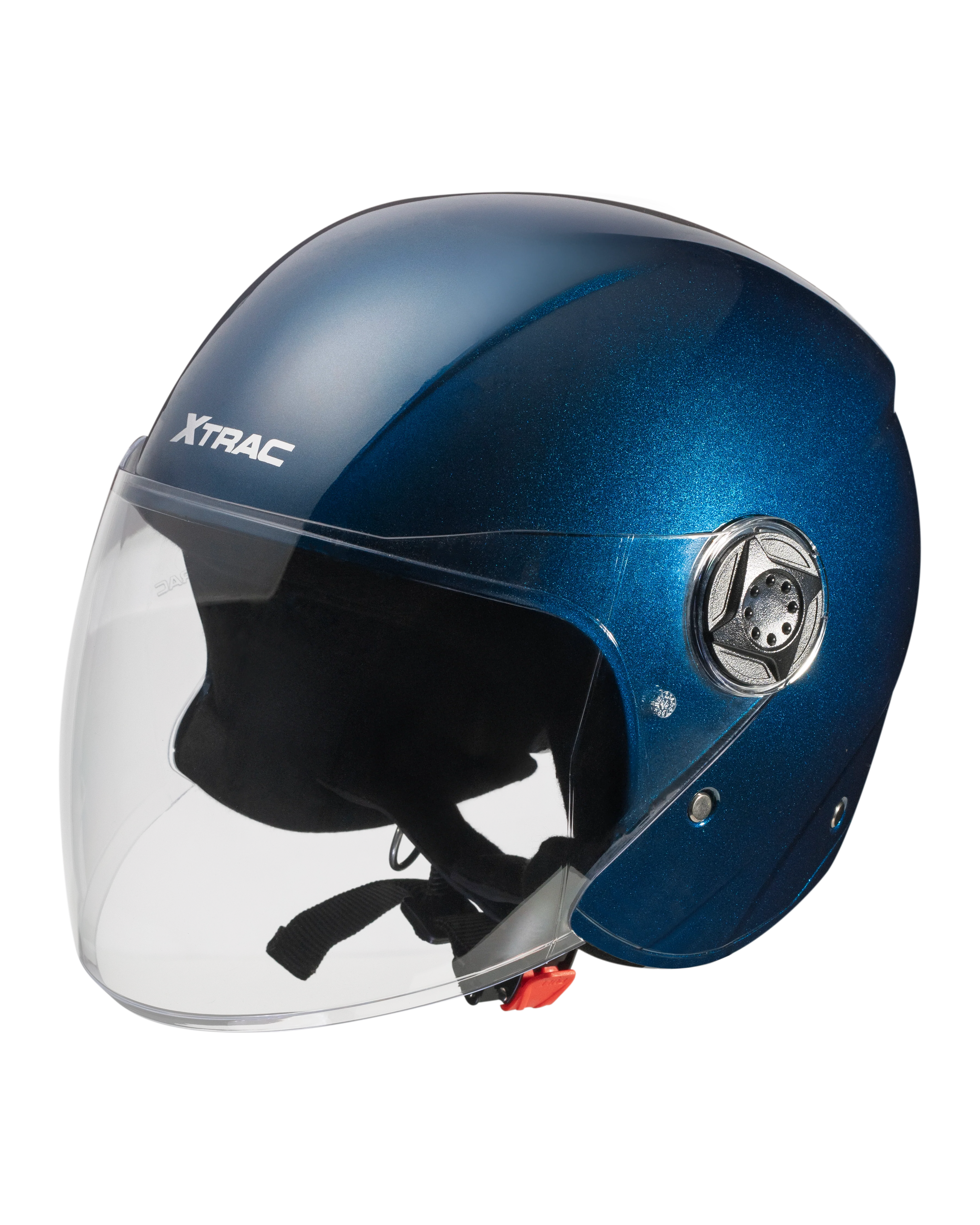 Xtrac Fit ISI Certified Half Face Helmet with Clear Visor – Lightweight Protection for All Two-Wheelers - Image 38