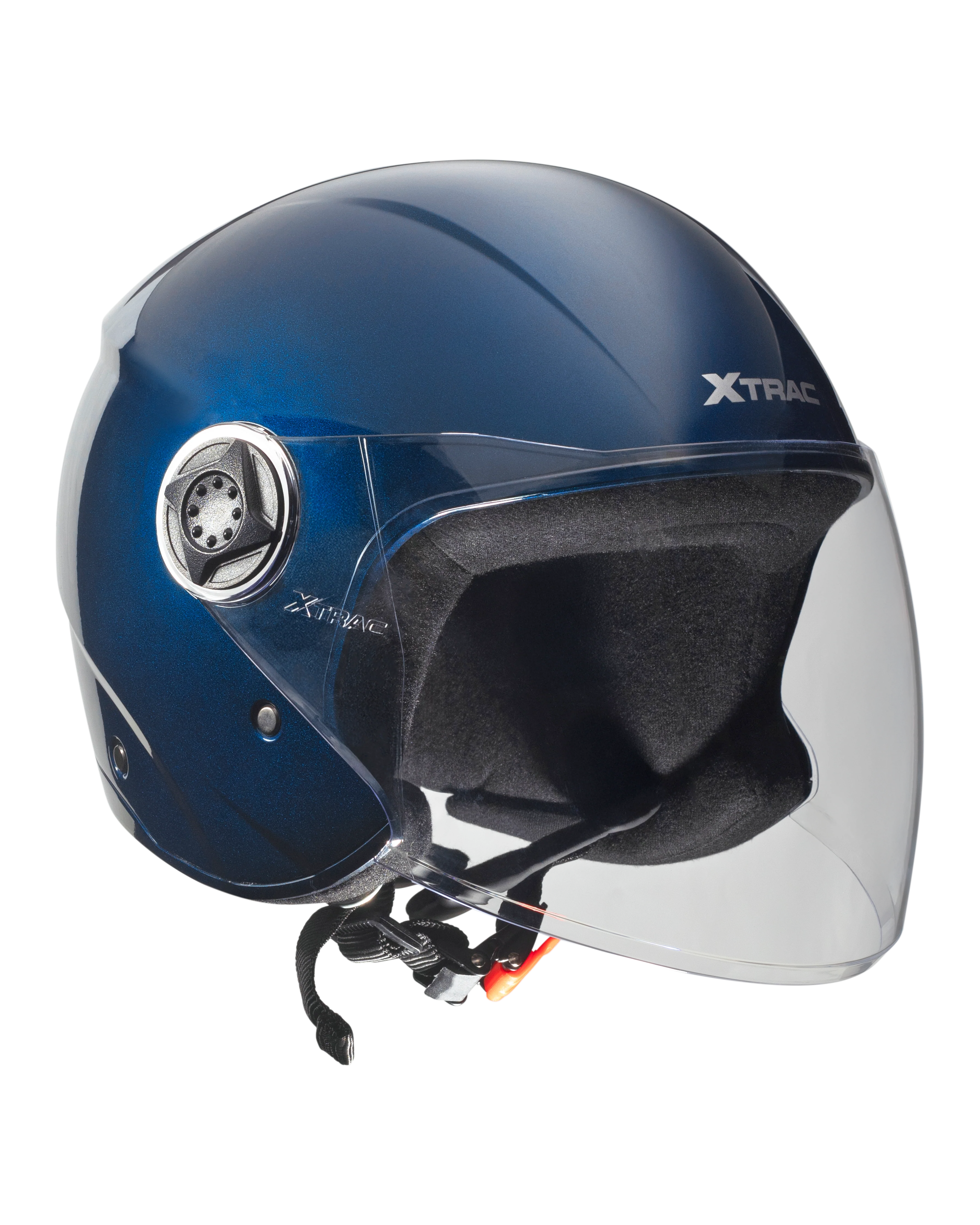 Xtrac Fit ISI Certified Half Face Helmet with Clear Visor – Lightweight Protection for All Two-Wheelers - Image 39
