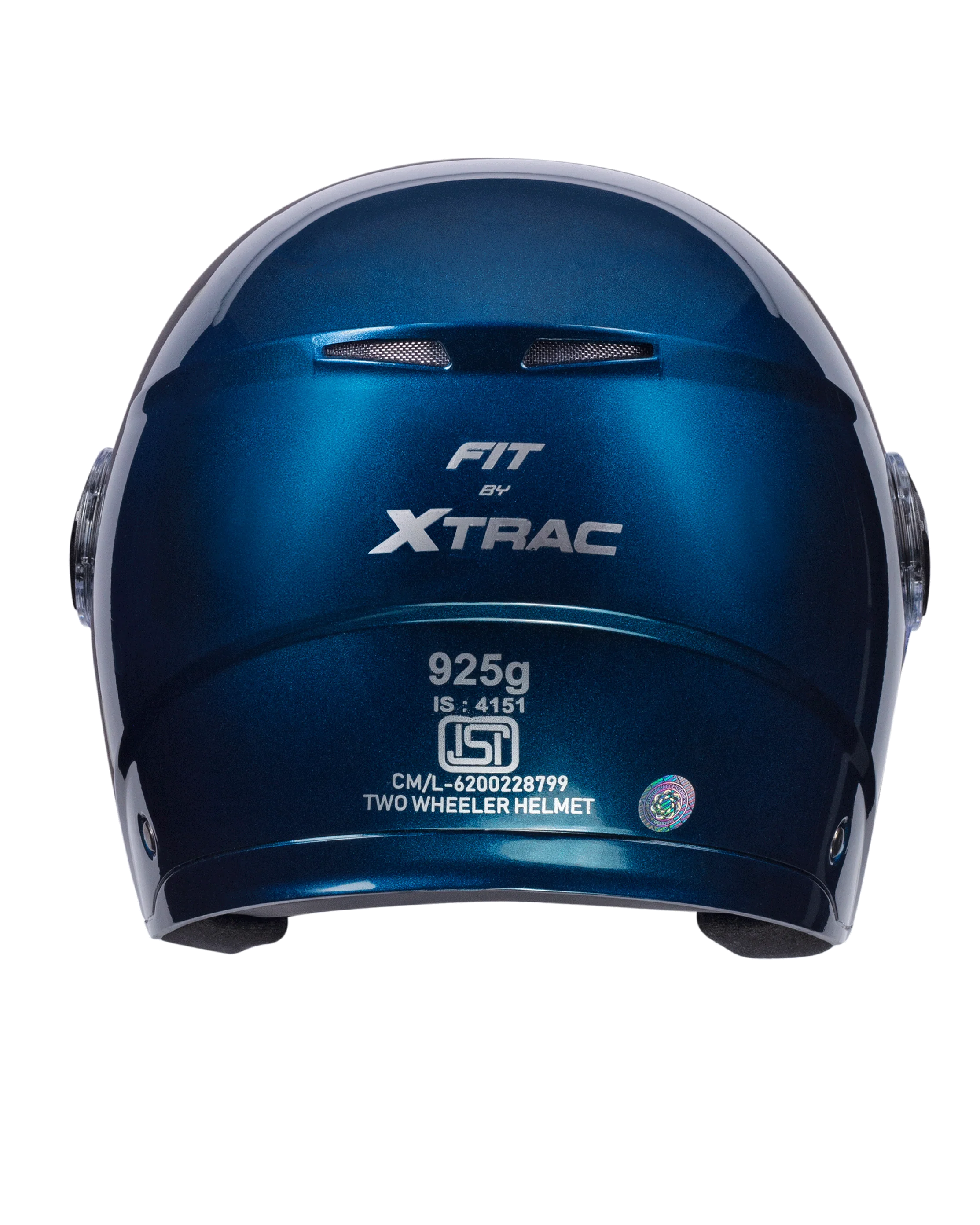 Xtrac Fit ISI Certified Half Face Helmet with Clear Visor – Lightweight Protection for All Two-Wheelers - Image 40