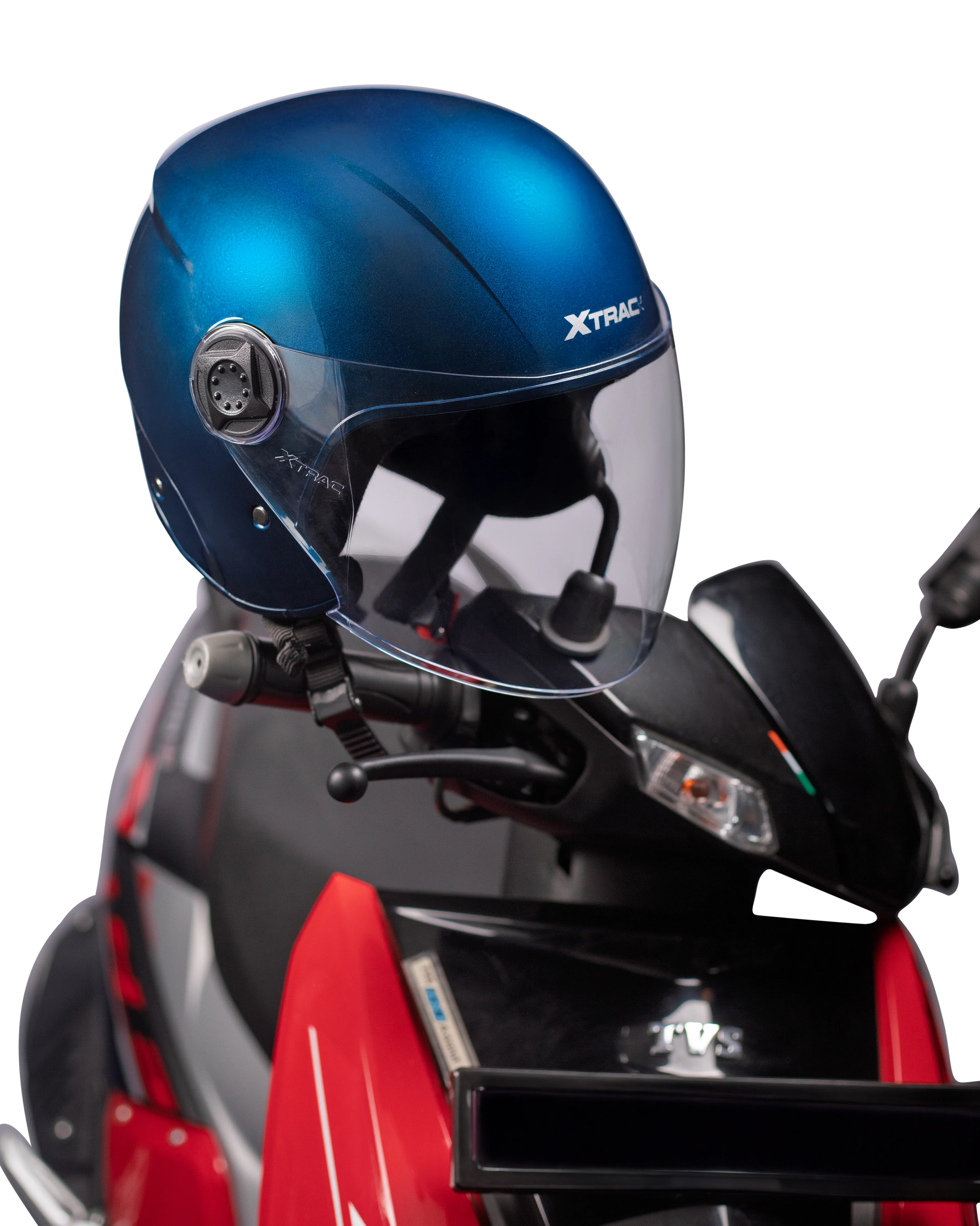 Xtrac Fit ISI Certified Half Face Helmet with Clear Visor – Lightweight Protection for All Two-Wheelers - Image 41