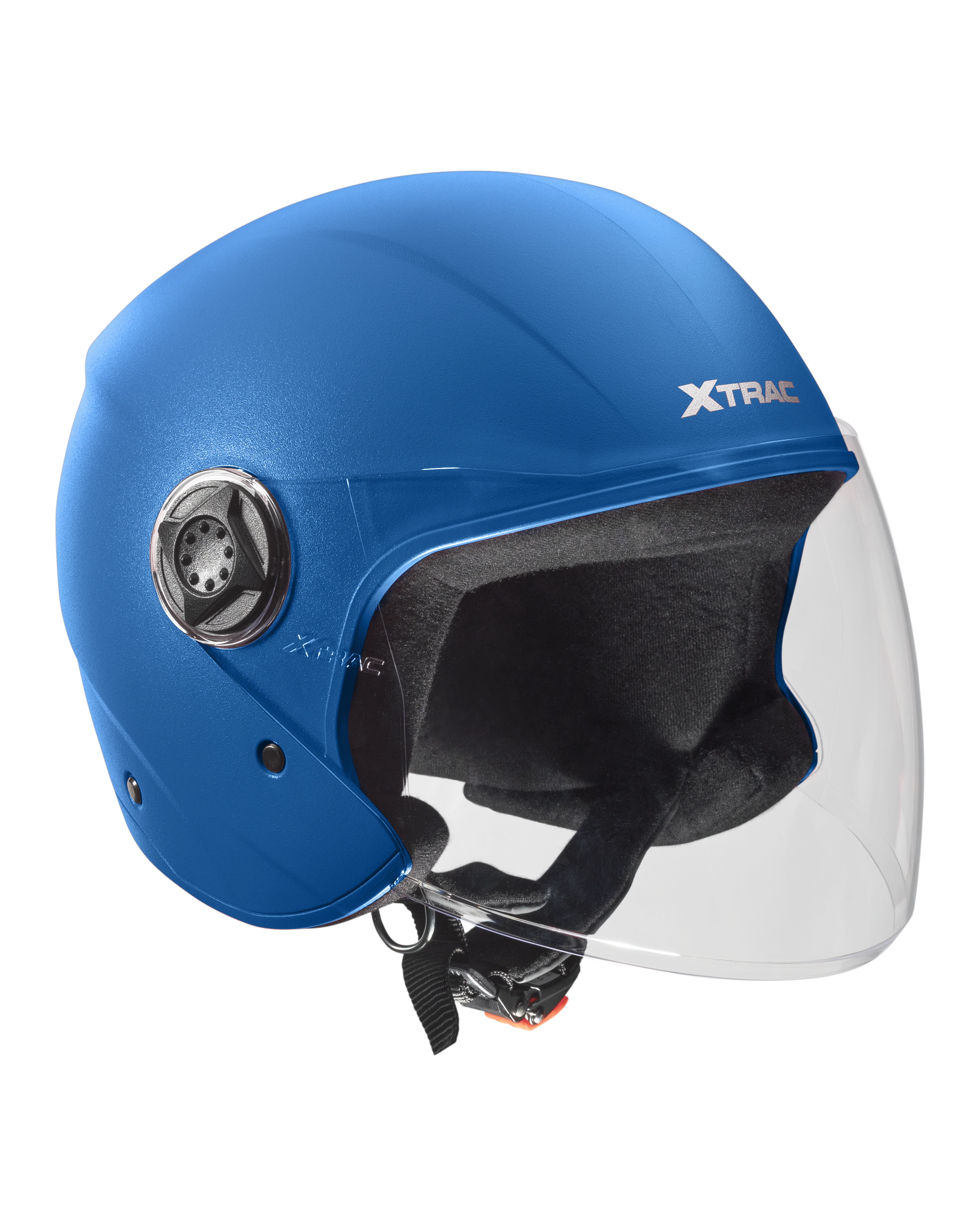 Xtrac Fit ISI Certified Half Face Helmet with Clear Visor – Lightweight Protection for All Two-Wheelers - Image 48
