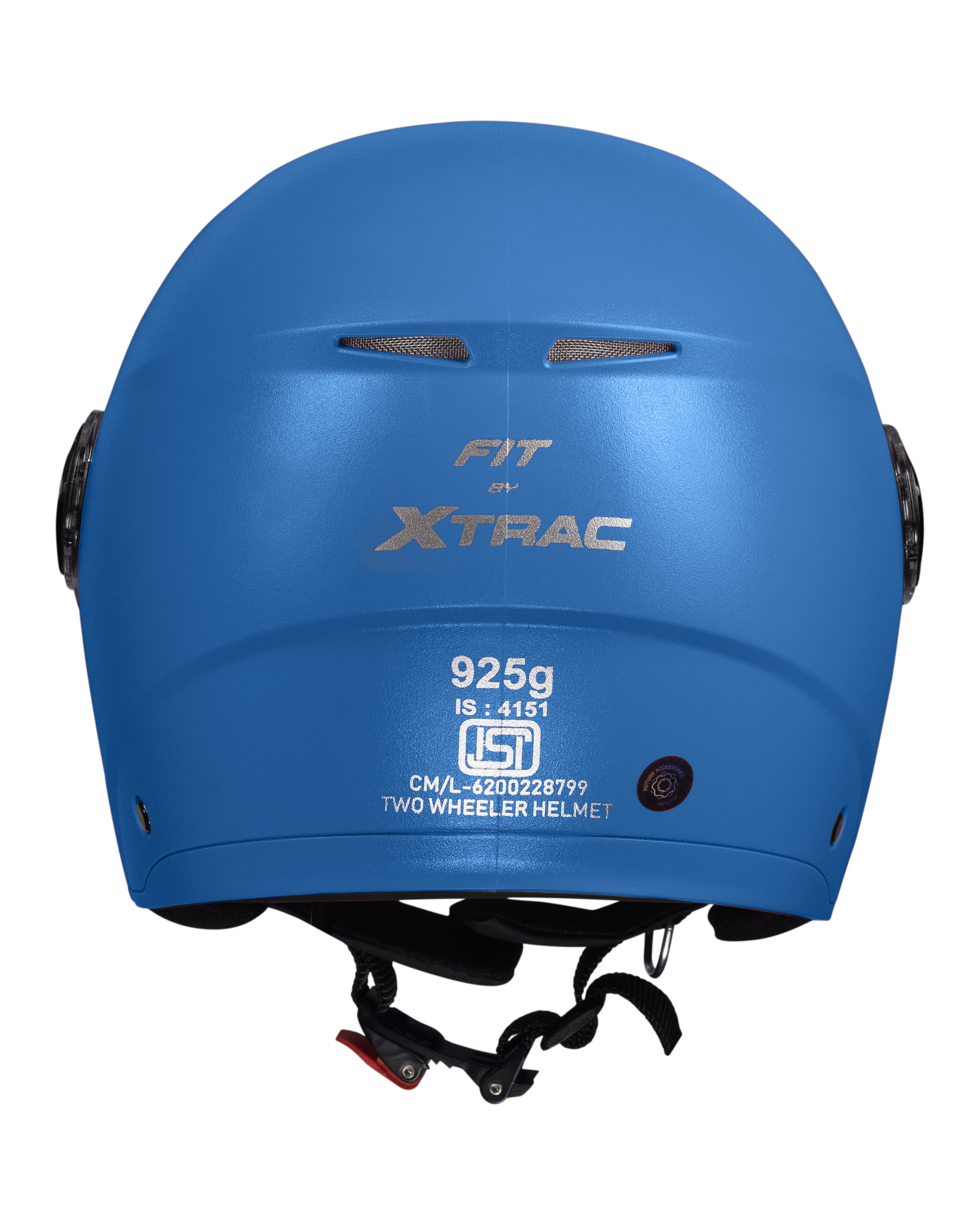 Xtrac Fit ISI Certified Half Face Helmet with Clear Visor – Lightweight Protection for All Two-Wheelers - Image 49