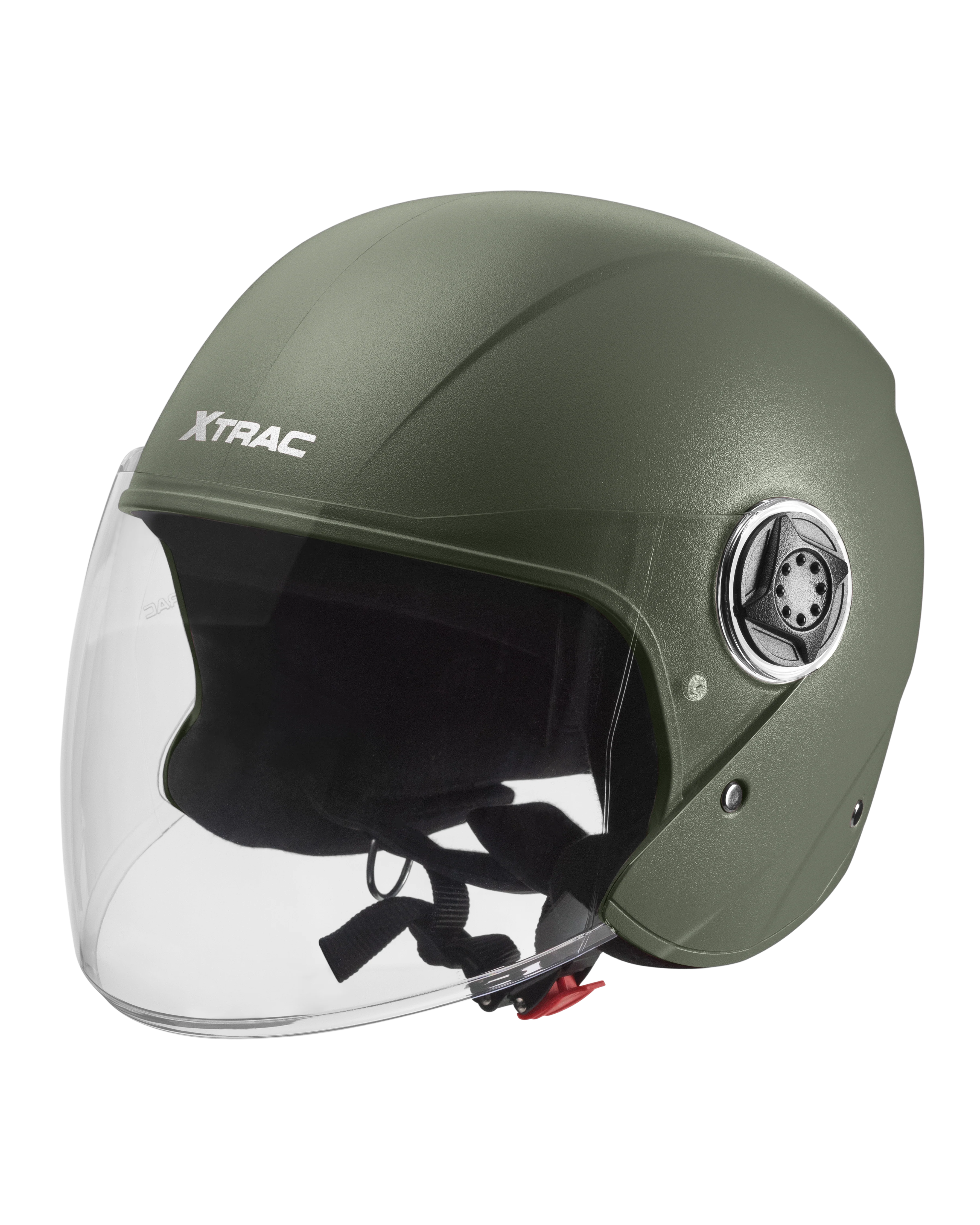 Xtrac Fit ISI Certified Half Face Helmet with Clear Visor – Lightweight Protection for All Two-Wheelers - Image 55