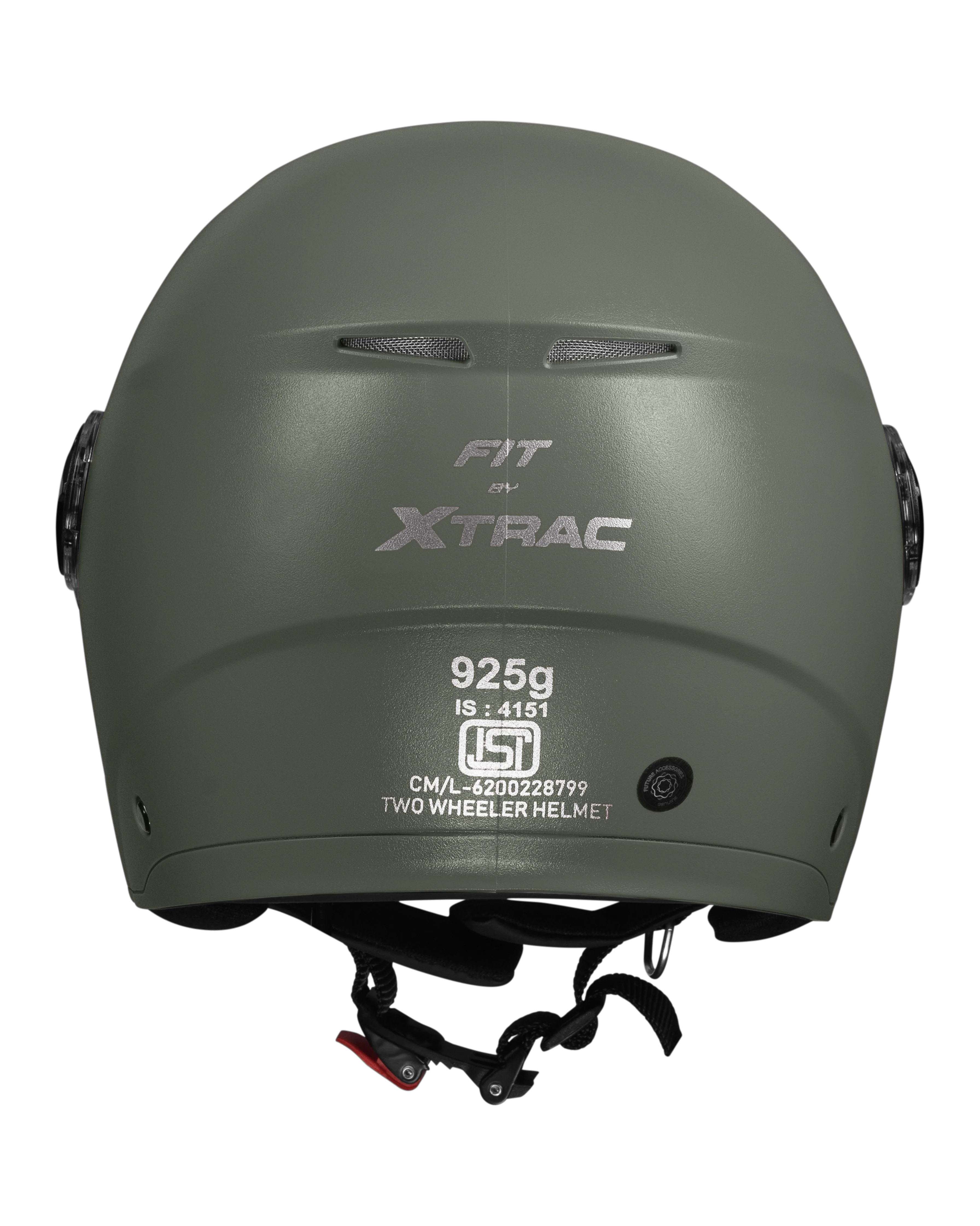 Xtrac Fit ISI Certified Half Face Helmet with Clear Visor – Lightweight Protection for All Two-Wheelers - Image 57