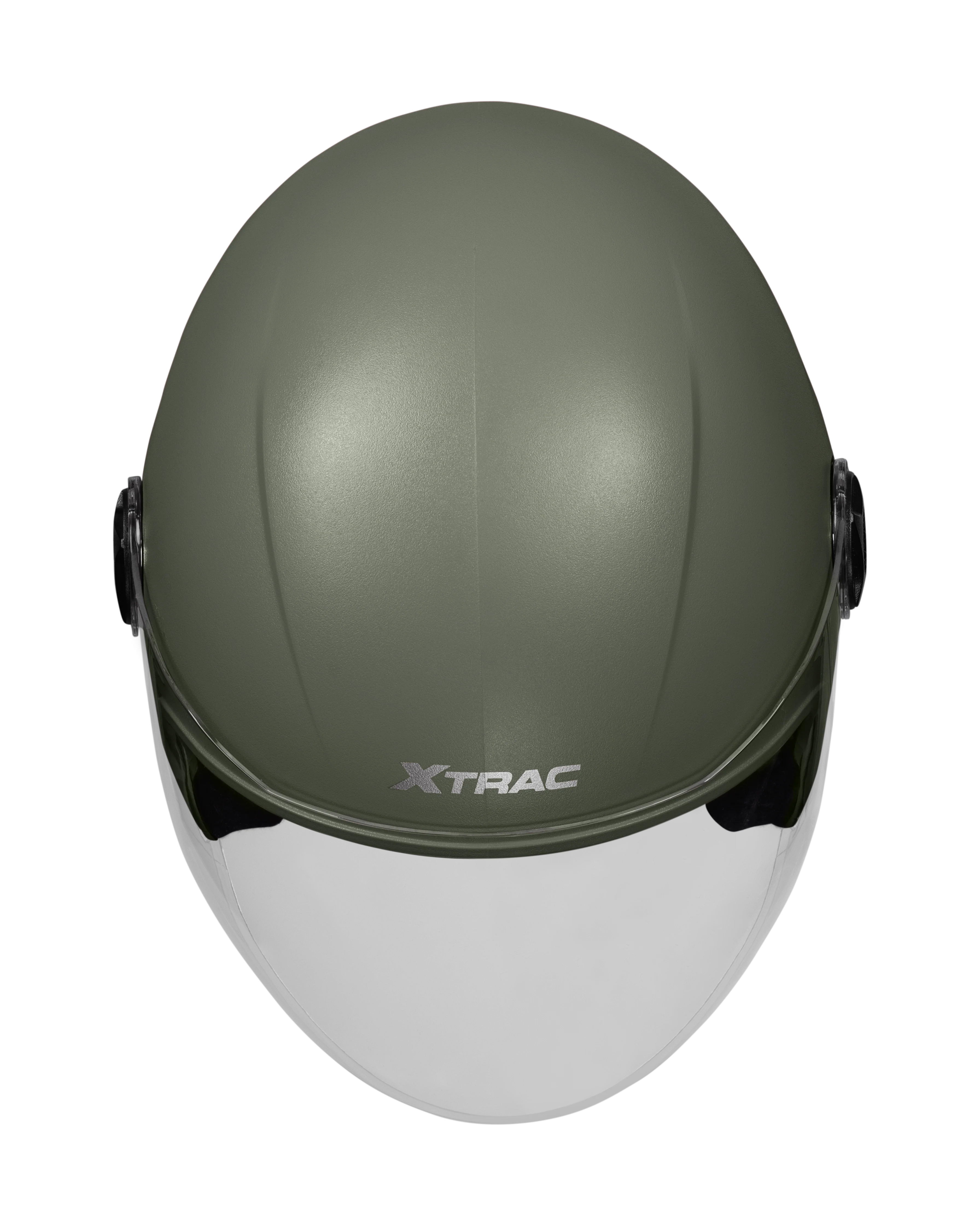 Xtrac Fit ISI Certified Half Face Helmet with Clear Visor – Lightweight Protection for All Two-Wheelers - Image 62
