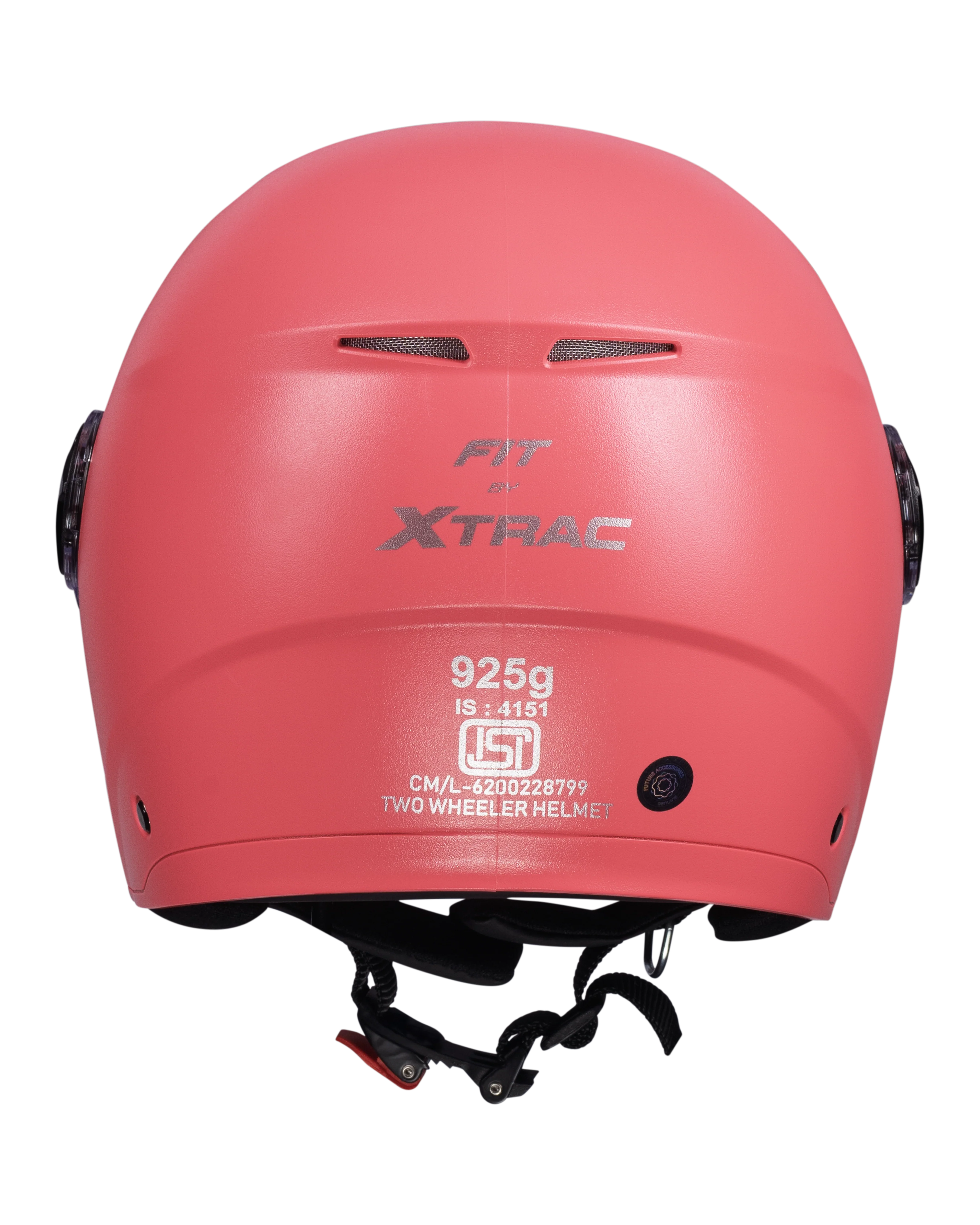 Xtrac Fit ISI Certified Half Face Helmet with Clear Visor – Lightweight Protection for All Two-Wheelers - Image 66