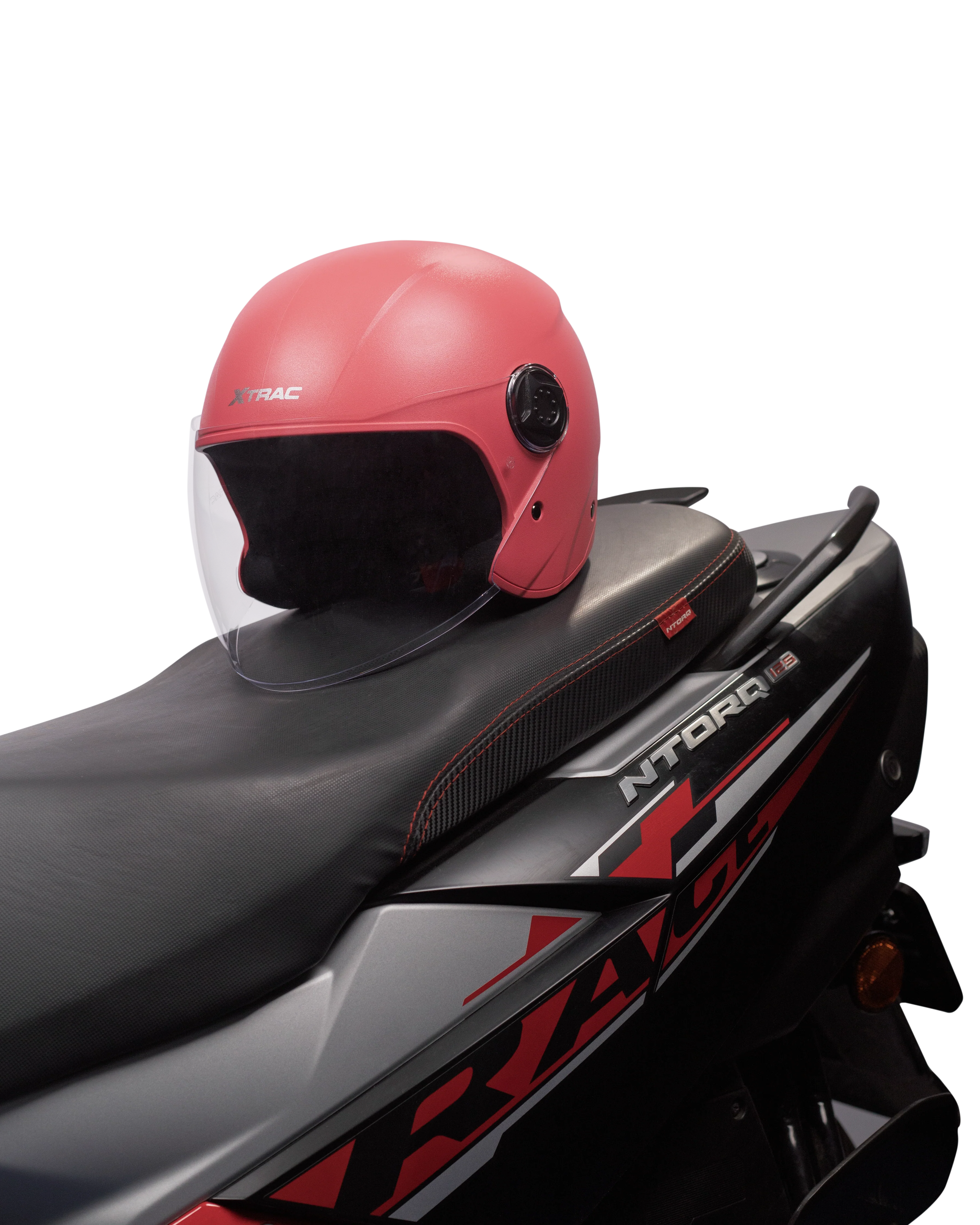 Xtrac Fit ISI Certified Half Face Helmet with Clear Visor – Lightweight Protection for All Two-Wheelers - Image 67