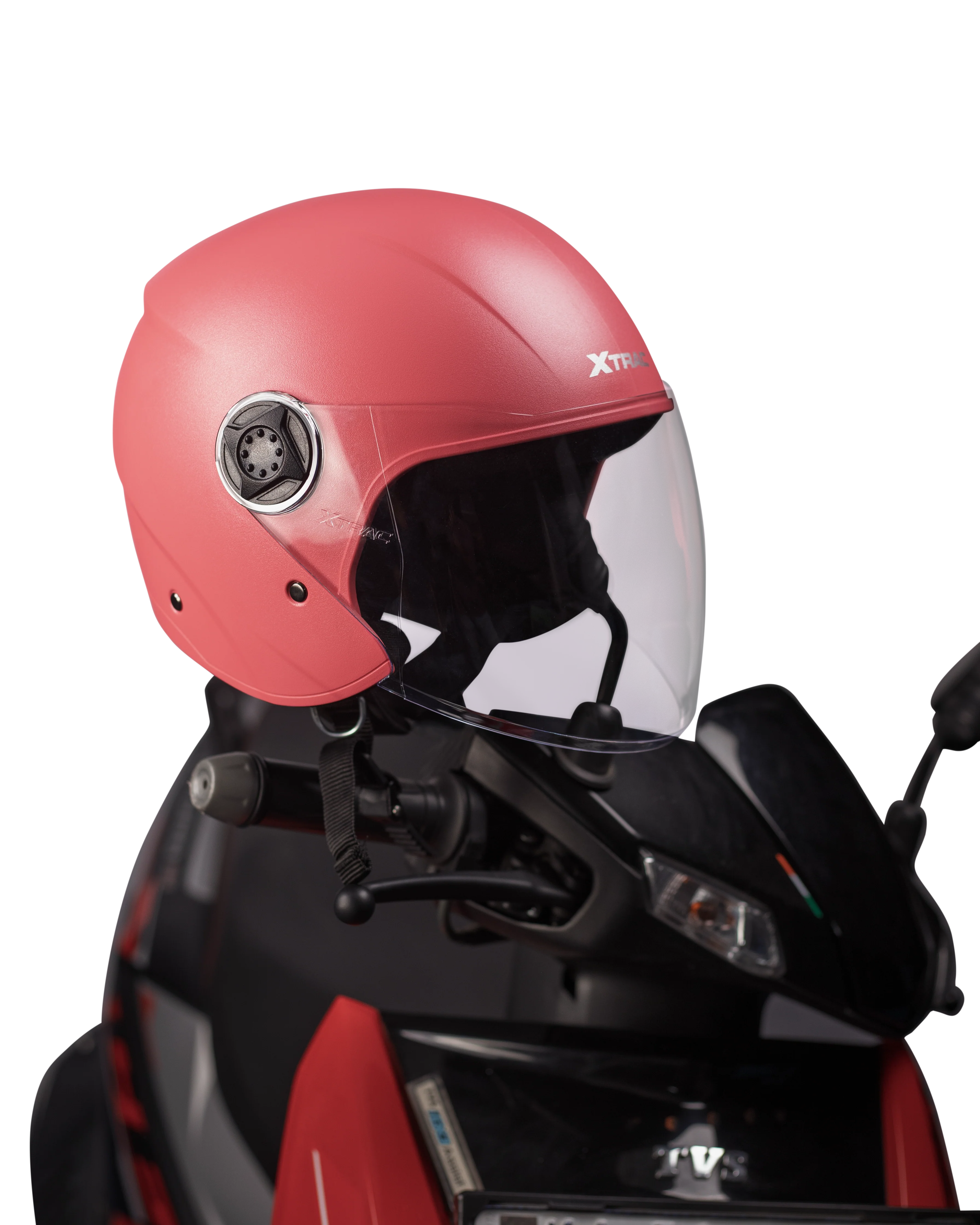 Xtrac Fit ISI Certified Half Face Helmet with Clear Visor – Lightweight Protection for All Two-Wheelers - Image 68