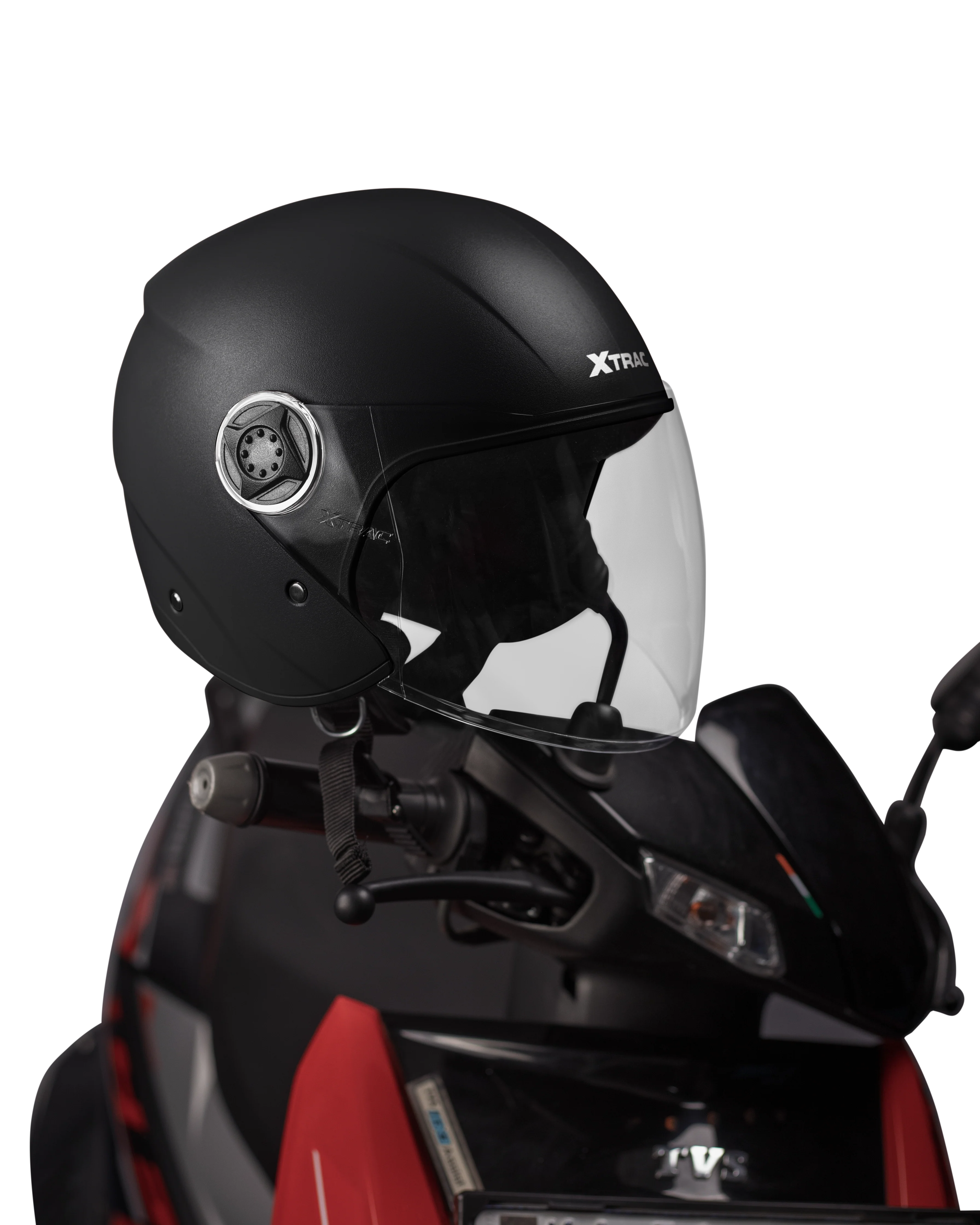 Xtrac Fit ISI Certified Half Face Helmet with Clear Visor – Lightweight Protection for All Two-Wheelers - Image 7