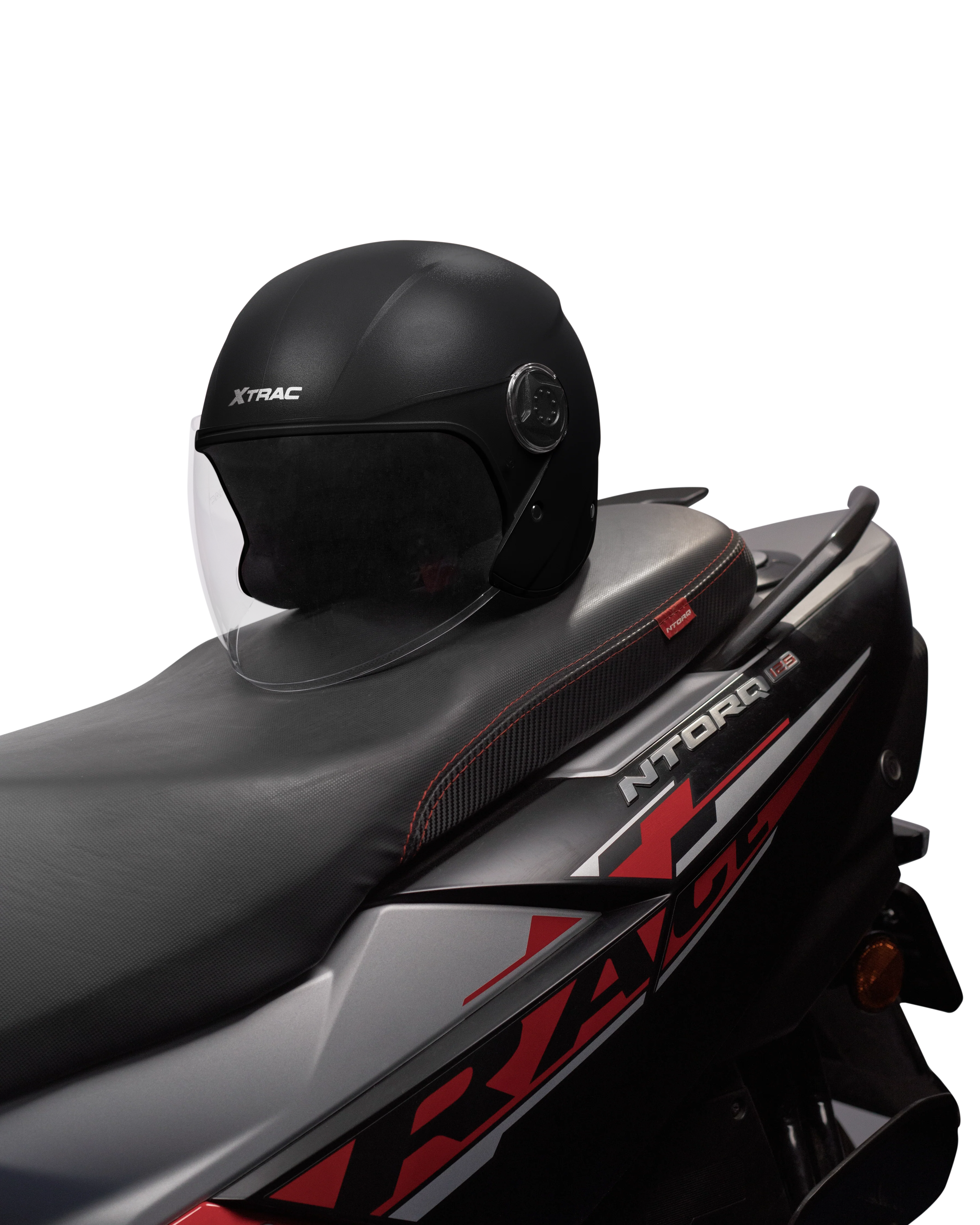 Xtrac Fit ISI Certified Half Face Helmet with Clear Visor – Lightweight Protection for All Two-Wheelers - Image 8